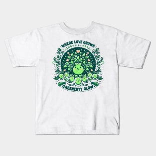 greenery glow Kids T-Shirt